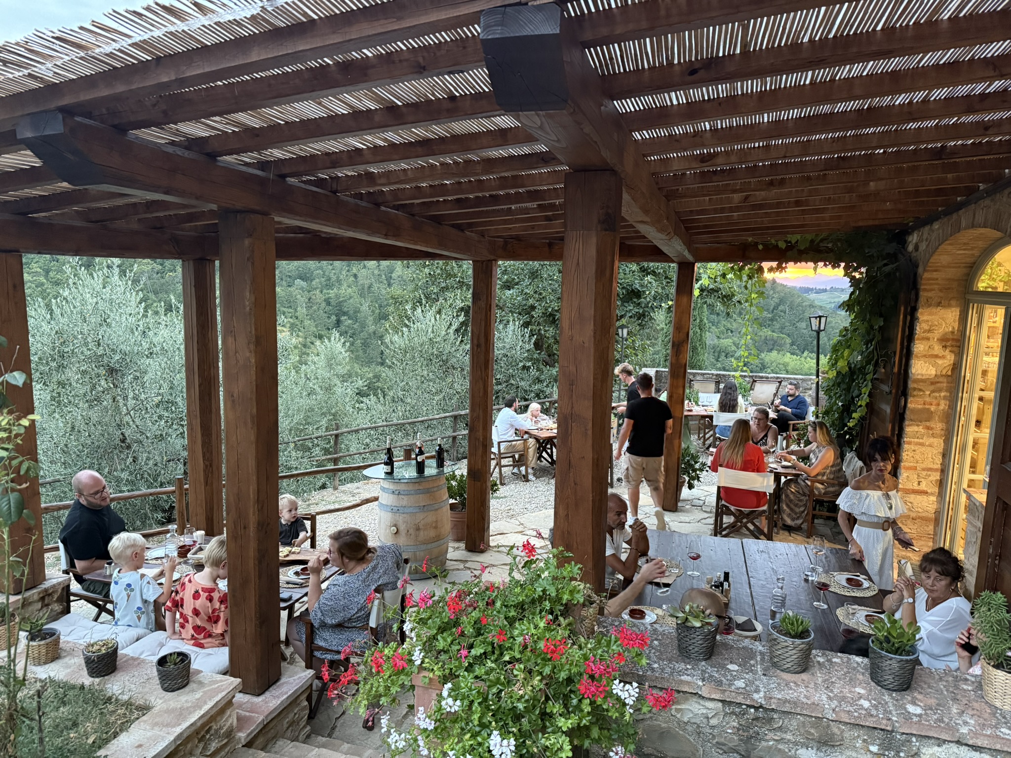 Ristorante nel cuore del Chianti all'interno dell'agriturismo I Greppi di Silli con prodotti tipici provenienti dalla fattoria
